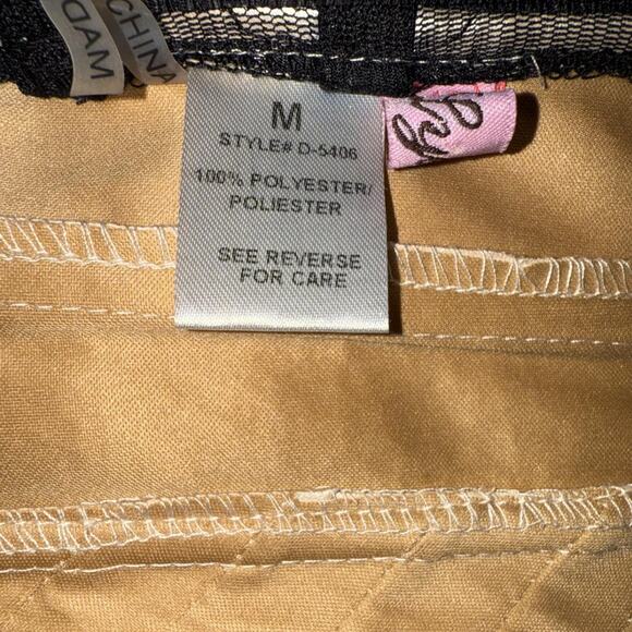 Cream Faux Leather Corset - Picture 5 of 8